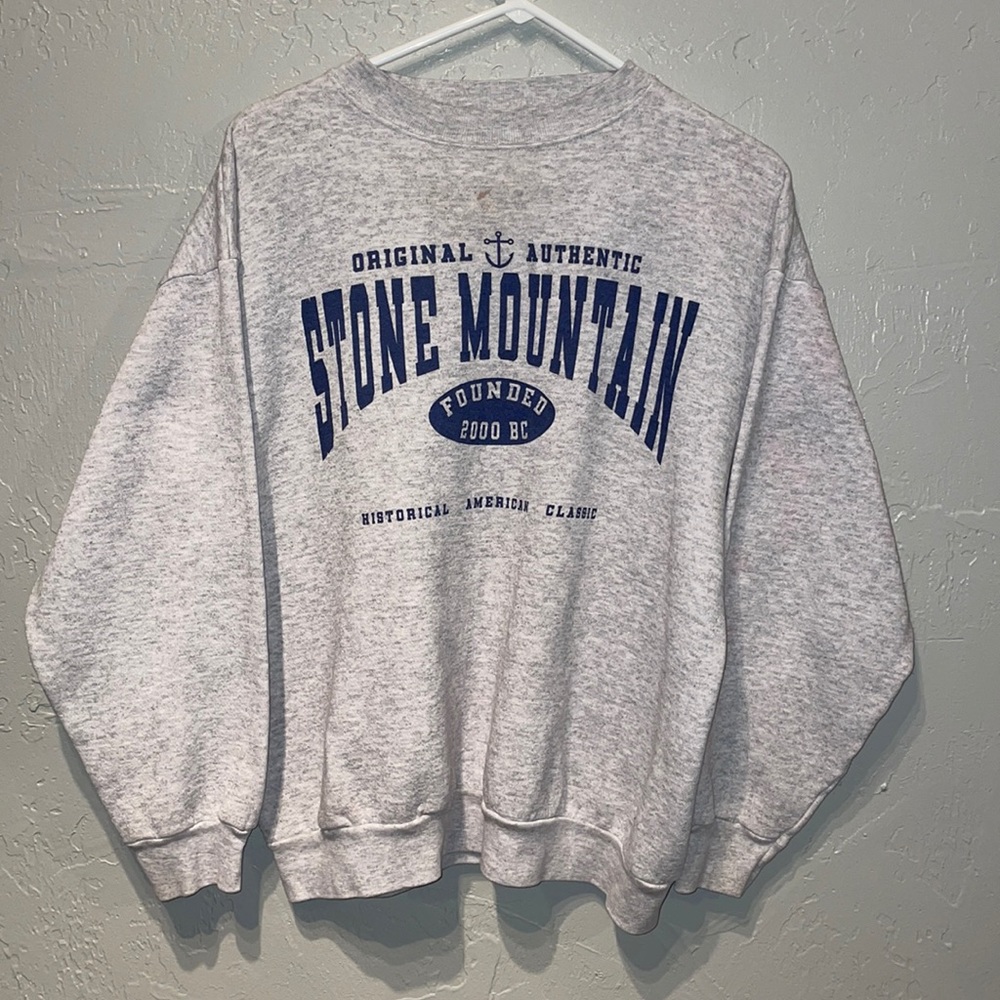 Vintage Stone Mountain park Georgia crewneck sweatshirt